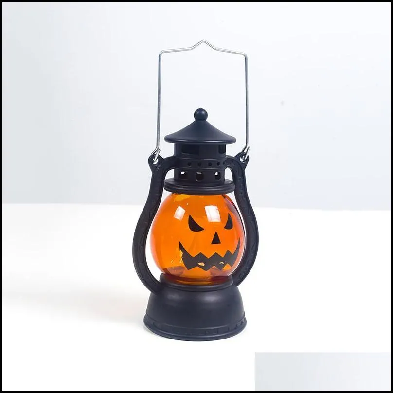 halloween pumpkin wind lamp halloween party light up pumpkin lantern wind light home bar school halloween decorations