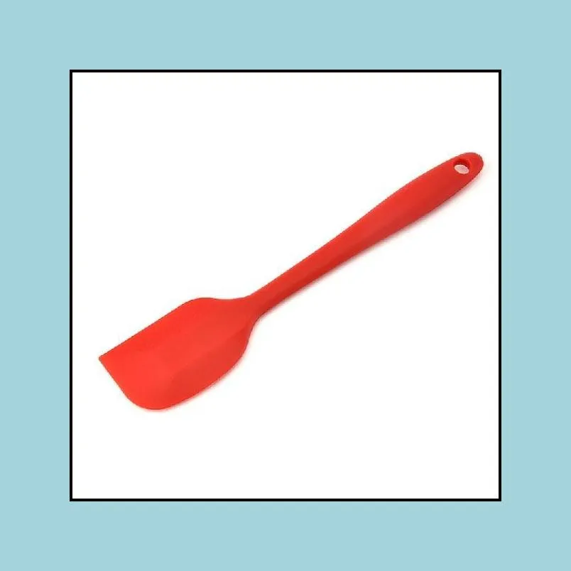 new silicone spatula cream/butter scraper nonstick rubber cake spatula for cooking baking heat resistant dishwasher safe bake tools