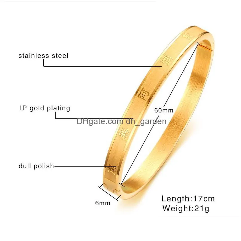 new arrival tibetan buddhism bangle bracelet for women gold silver rune spell energy snap bracelets prayer lucky wealth valentines