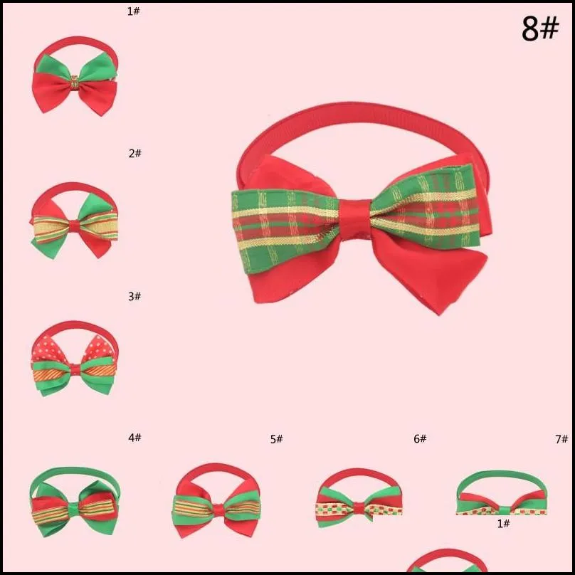 christmas dog cat bow ties xmas pets gift pets collar holiday wedding decoration dog grooming accessories