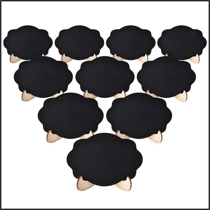 mini blackboard 10x7.5cm wooden stand chalkboard 6 designs cloud shape wooden mini blackboard wedding shopwindow items display