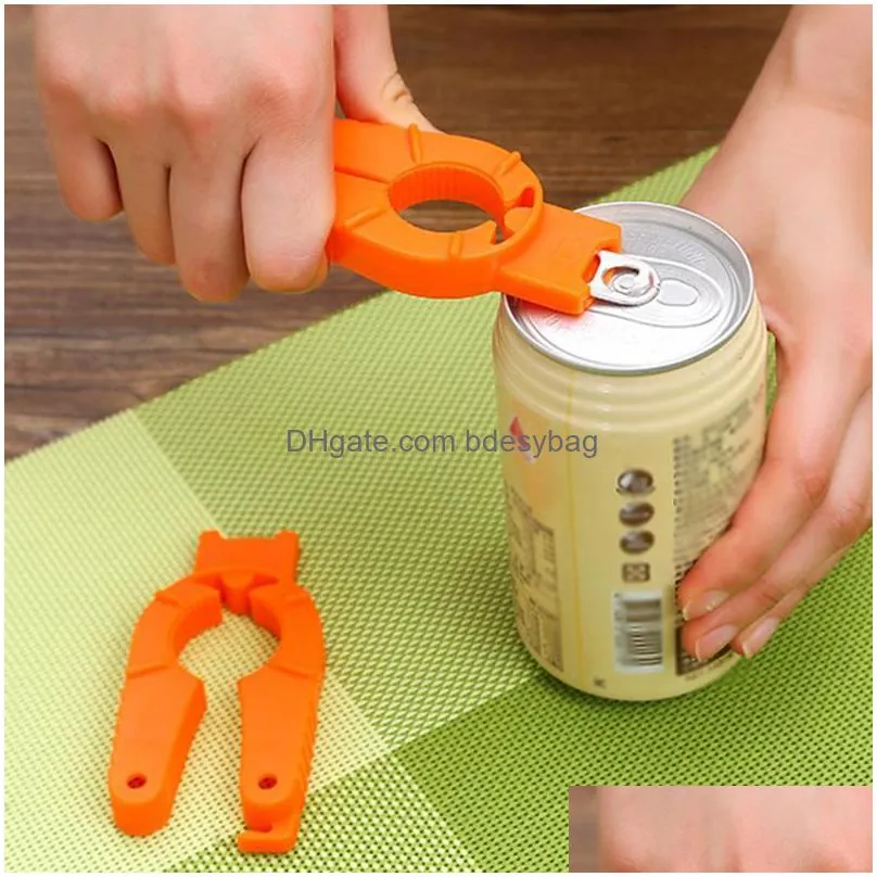 simple beverage beer opener portable outdoor openers camping party multifunction plastic hanging openper bar kitchen tools rrb16248