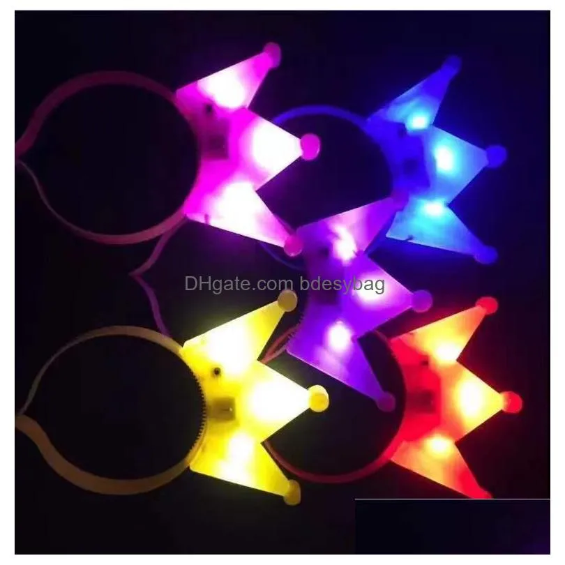 led party gift hair braid glowing luminescent hairpin novetly girls hair ornament new yearchristmas decoration for kids rre12835