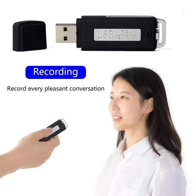 Digital Voice Recorder 4G 8G 16G 64G Voice Activated Recorders Security Mini USB Flash Drive Recording Dictaphone