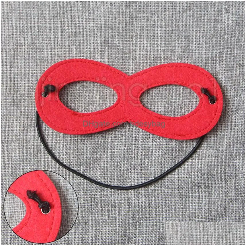 christmas decor felt halloween half face mask party decoration masquerade masks craft supplies party masks gga769 360pcs