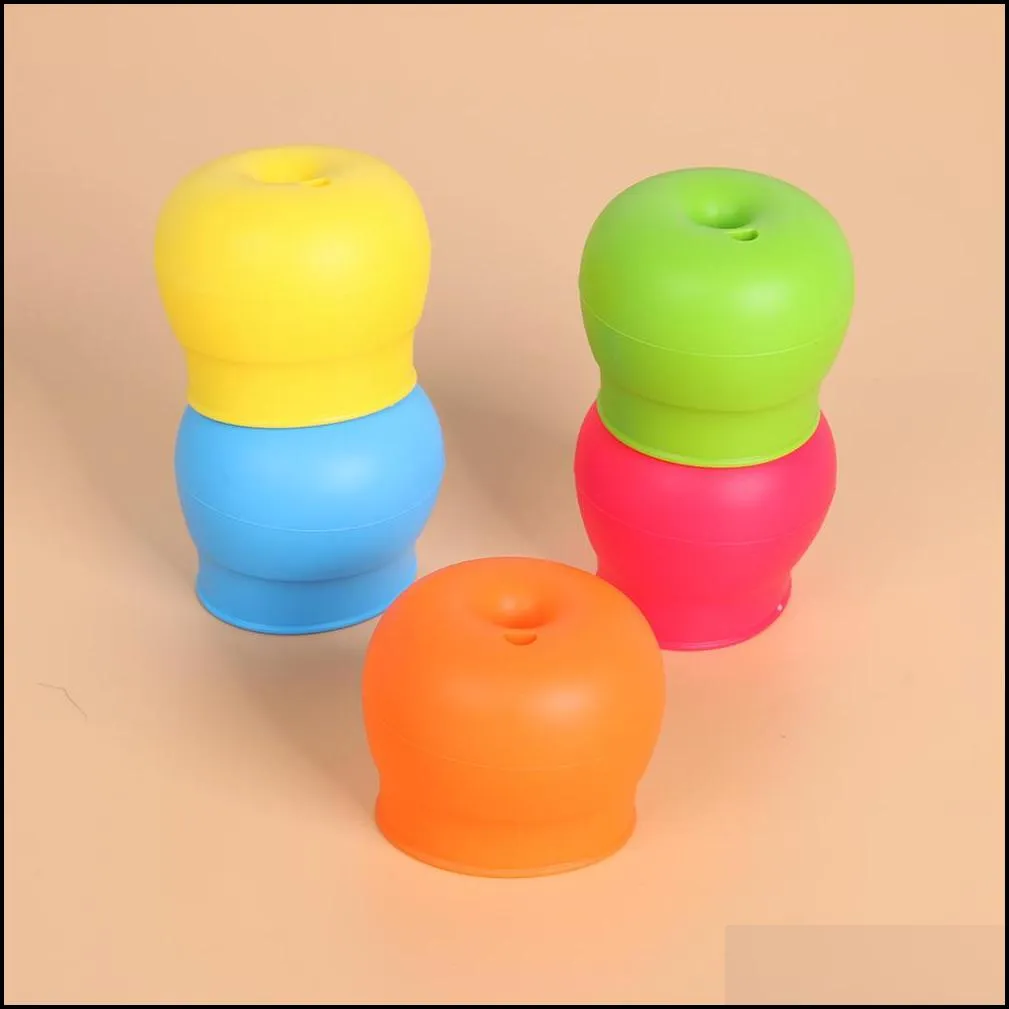 silicone food grade sippy lid nipple lids for any size kids mug toddlers leakage cup for infants and toddlers bpa
