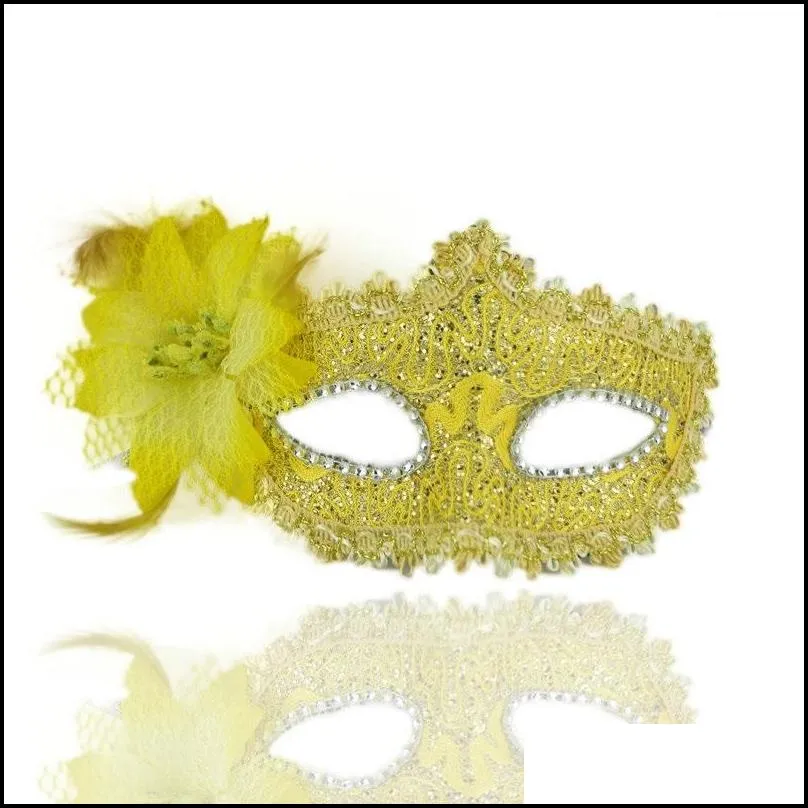 ladies venetian flower masquerade mask princess y halloween christmas party cosplay lace masks