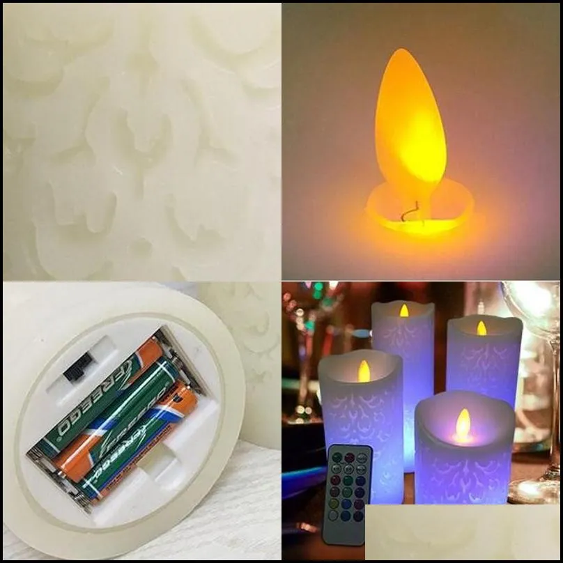 led candles wedding christmas decoration room night light battery powered led tea lights christmas new year decorative candles