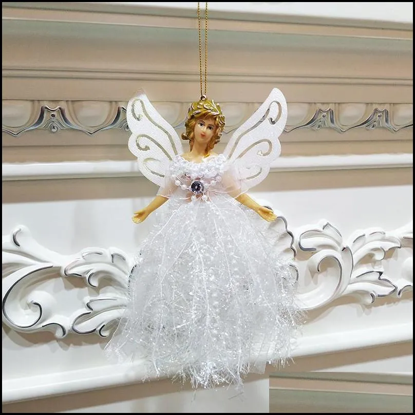 christmas angel hanging pendant christmas tree plastic angel hanging ornaments shop home window decoration xmas gift toy