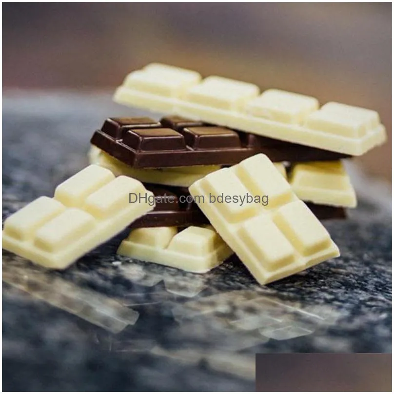 baking moulds bar lattice chocolate mold transparent lattice hard plastic mould candy molds food grade wholesale one up wrapper tin aluminum foil