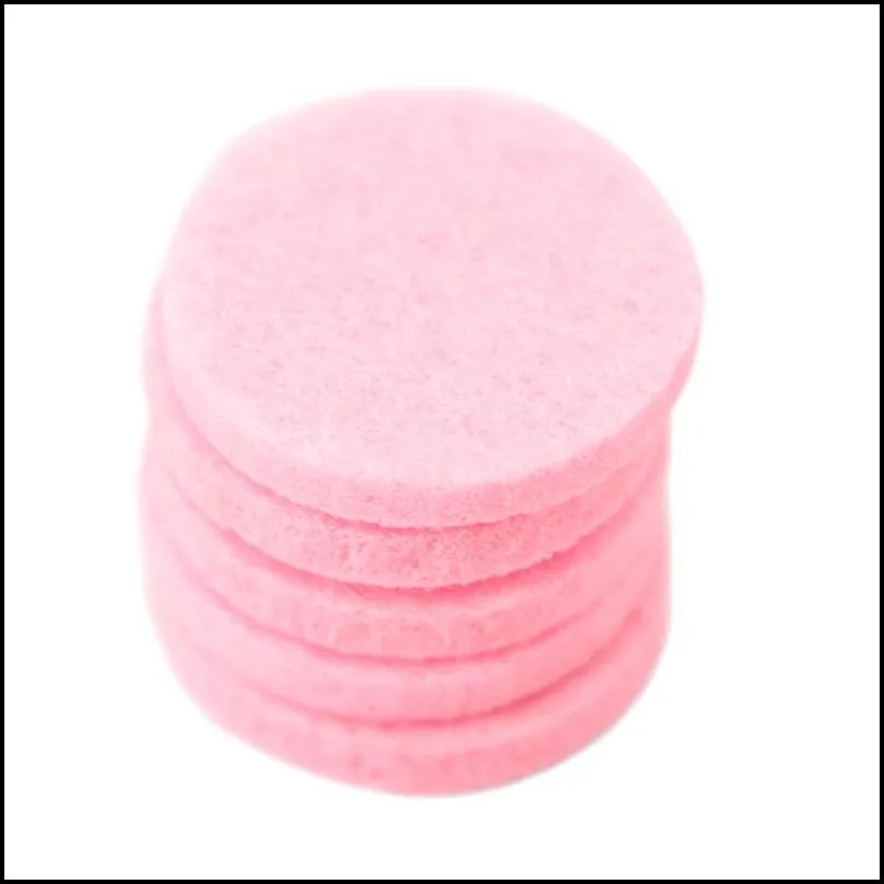 round  oils pads 100pcs/lot dia. 22.5mm round aromatherapy felt pads fit for 30mm  oil diffuser locket