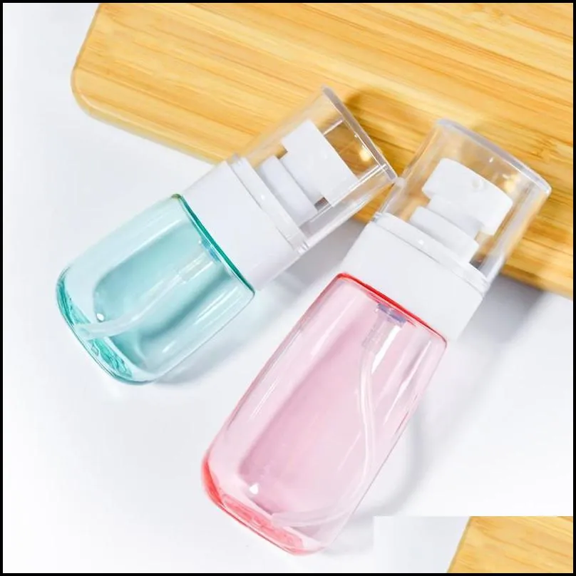 30ml/60ml/80ml/100ml spray bottles plastic travel bottling alcohol liquid bottling hand sanitizer shower gel dispenser