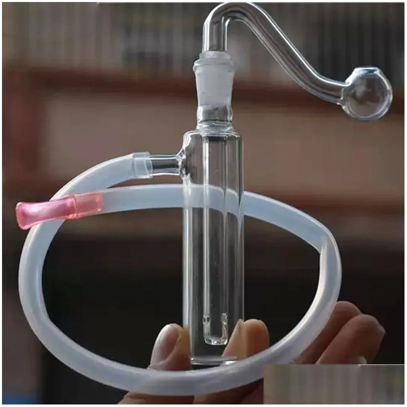 wholesale female hookah glass oil burner bong with filter tube thick pyrex clear bubbler water pipes with male oil burner pipe