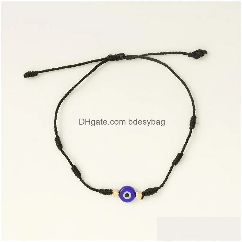 turkish lucky evil eye bracelets for wome handmade braided red black rope 7 knots luck jewelry friendship bracelets