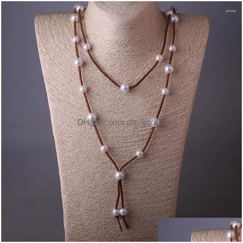 pendant necklaces moodpc bohemian jewelry plastic pearl shiny multi rope long necklace for women holiday gift