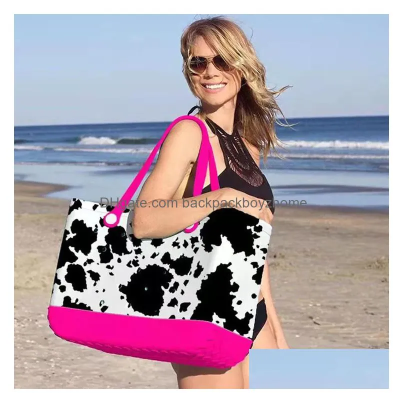 bogg bag silicone beach custom tote fashion eva plastic beach bags 2023 women summer