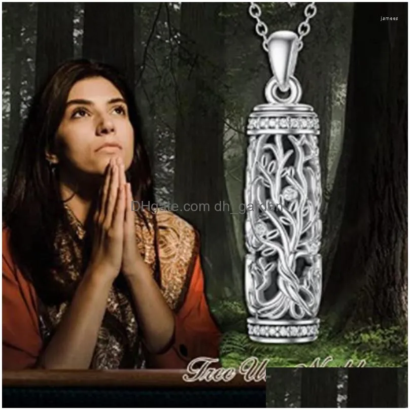pendant necklaces urn necklace for ashes women/men cremation jewelry /funnel filler memorial gifts women girls