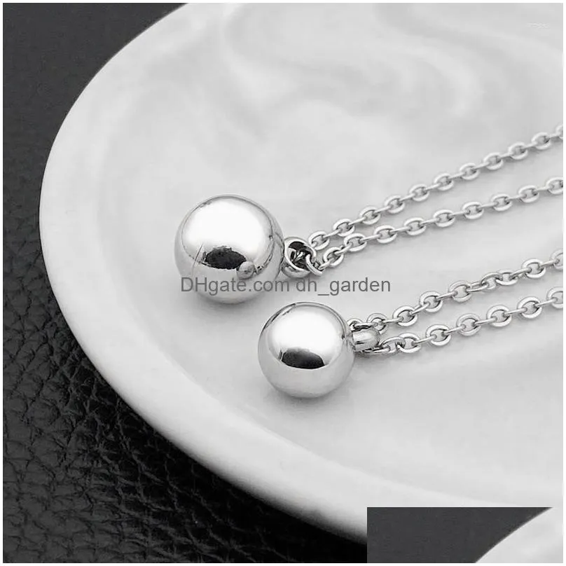 pendant necklaces for womens chokers on the neck beads necklace stainless stee simplel chains jewellery 2023 wholesale