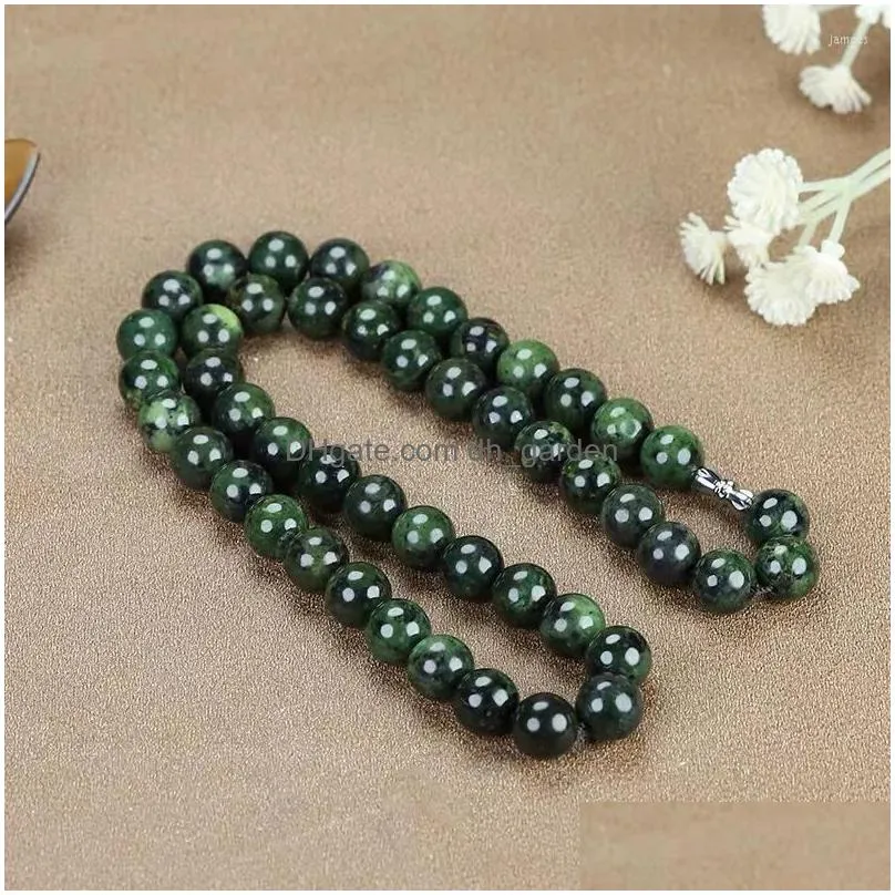 chains tibetan king stone necklace natural active magnetic jade mother chain