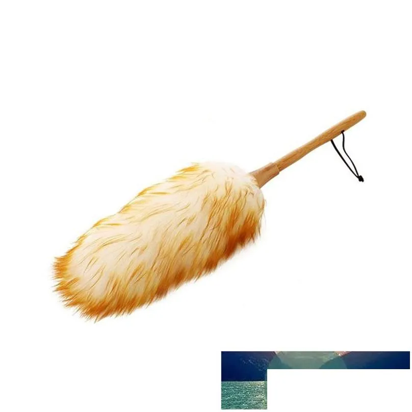 lambswool duster brush hand dust cleaner nonstatic anti dusting brush home aircondition car furniture sofa cleaning tools