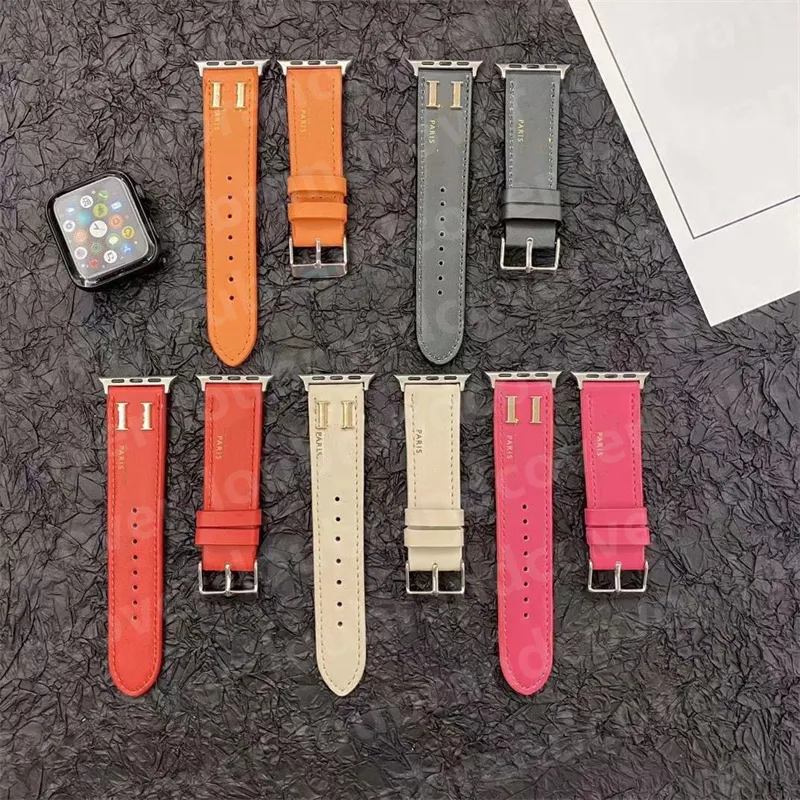 Designer  Watch band Watch Strap for  watch series 8 3 4 5 6 7 38MM 42MM 44mm 49mm iwatch Bands Armband Leather ap Watchbands Bracelet Smart Straps