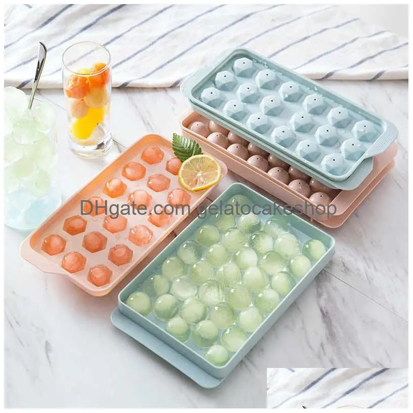  didihou kitchen plastic molds ice tray round ice molds home bar party use round ball ice cube makers diy ice cream mould