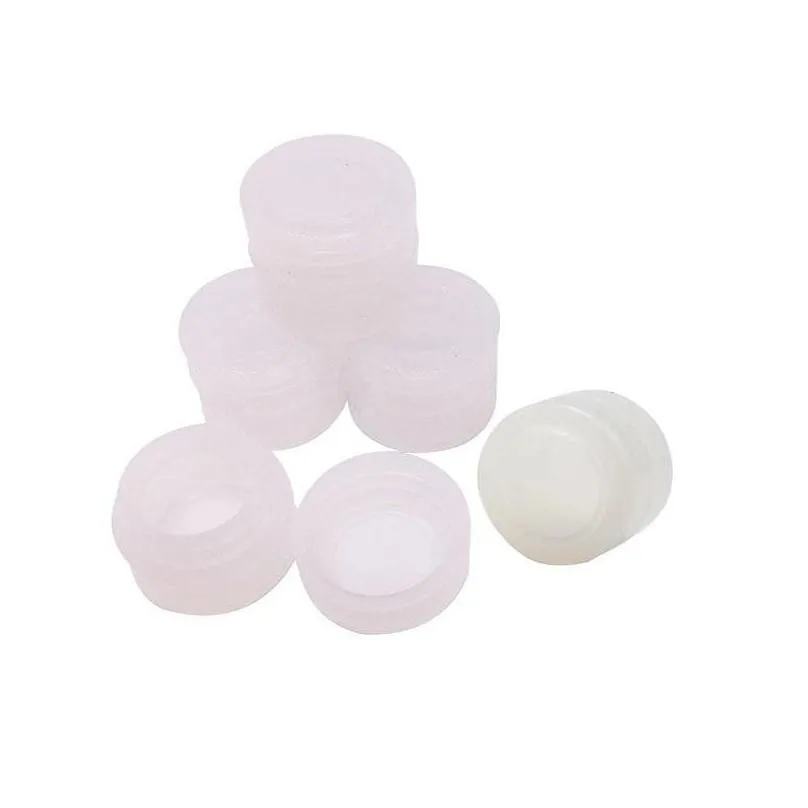 nonstick 2ml round silicone dabs wax container jars dry herb fda silicon box vaporizer for concentrate waxs oil containers 1000pcs/lot