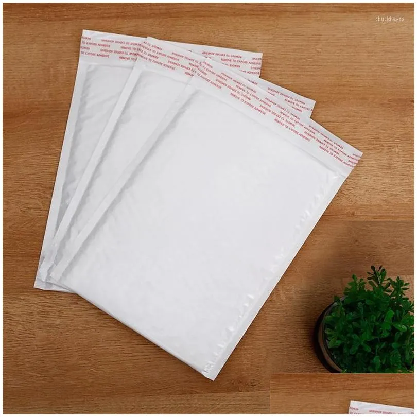 gift wrap 100pcs/lot bubble envelope bag white polymailer self seal mailing bags padded envelopes for magazine lined mailer