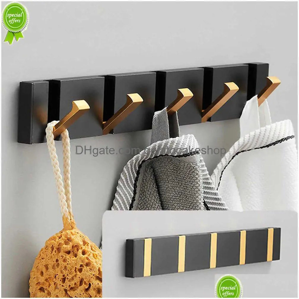 folding towel holder punch wall hooks coat clothes rack towel hanger bathroom shelf kitchen tools for home accessories