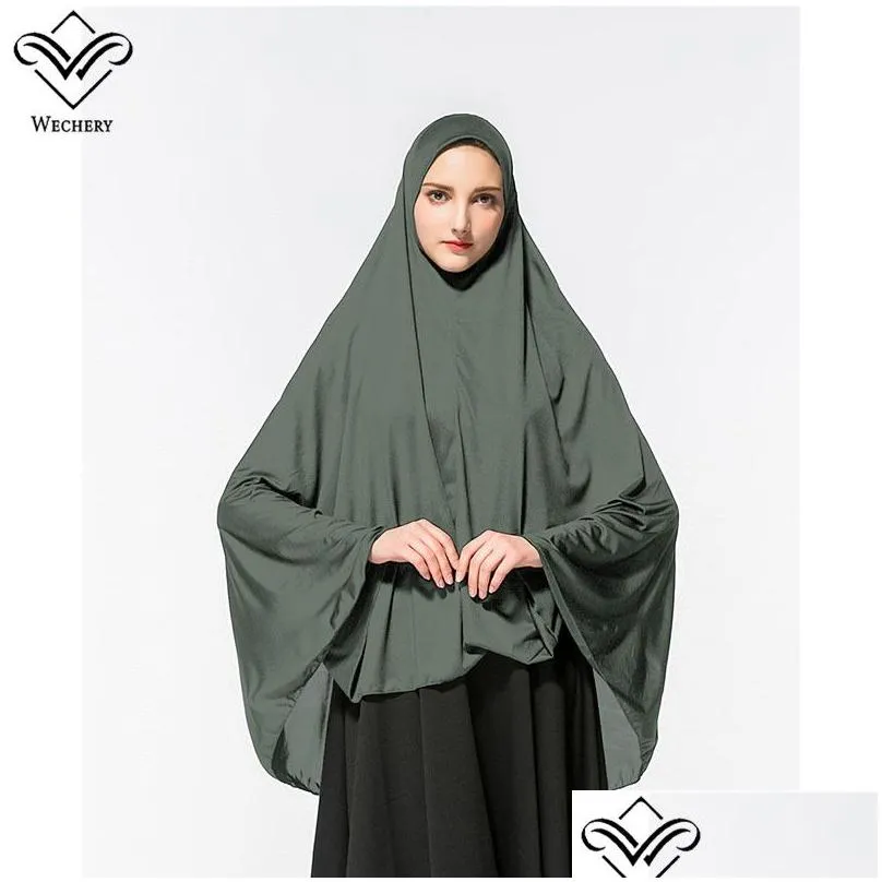 Ethnic Clothing Islamic Hijab Short Abayas For Women Muslim Turkish With Head Er Headscarf Women039S Loose Robe Top Quality8774633 D Ot9Sj