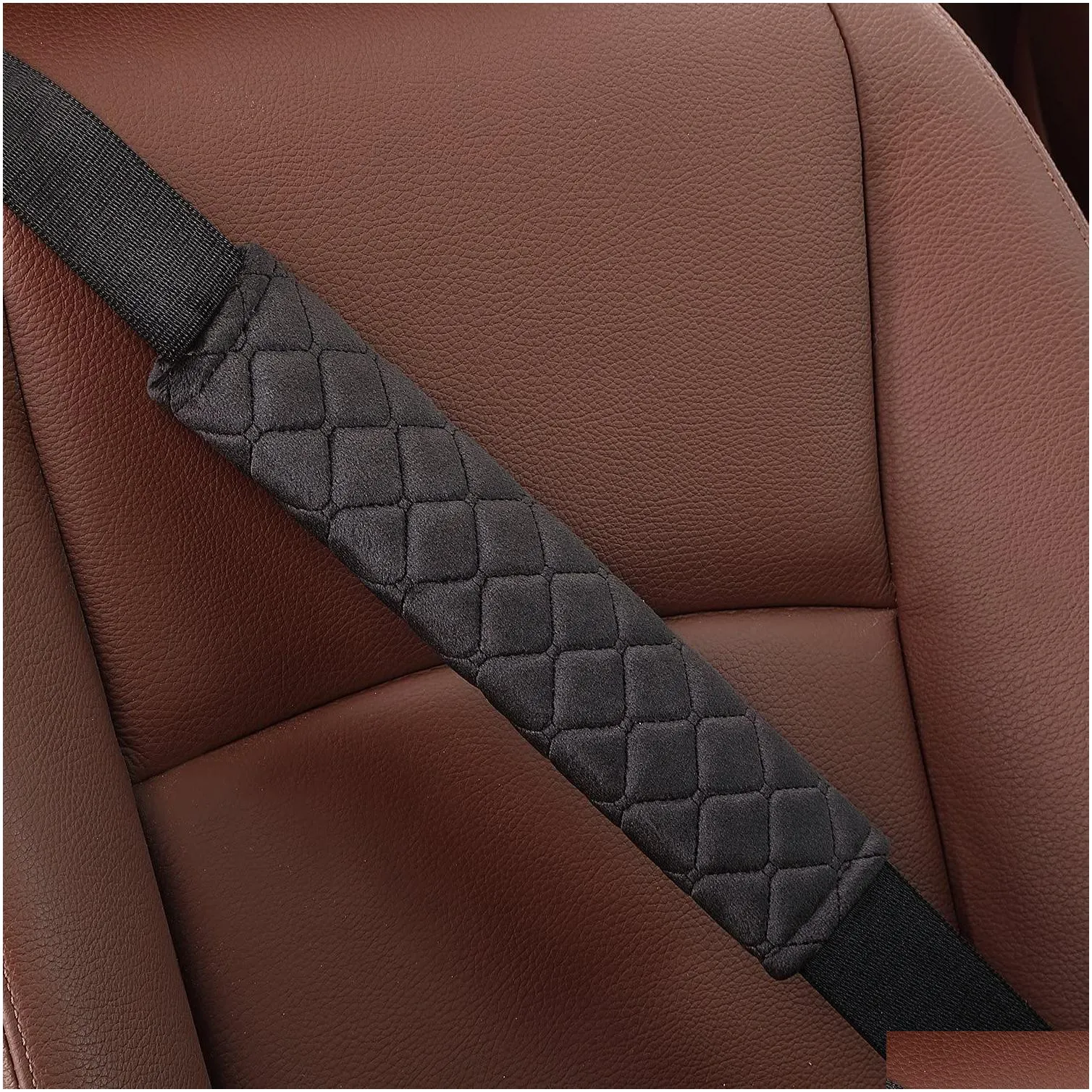 universal car seat belt pads cover seat belt shoulder strap covers harness pad soft comfort helps protect you neck shoulder