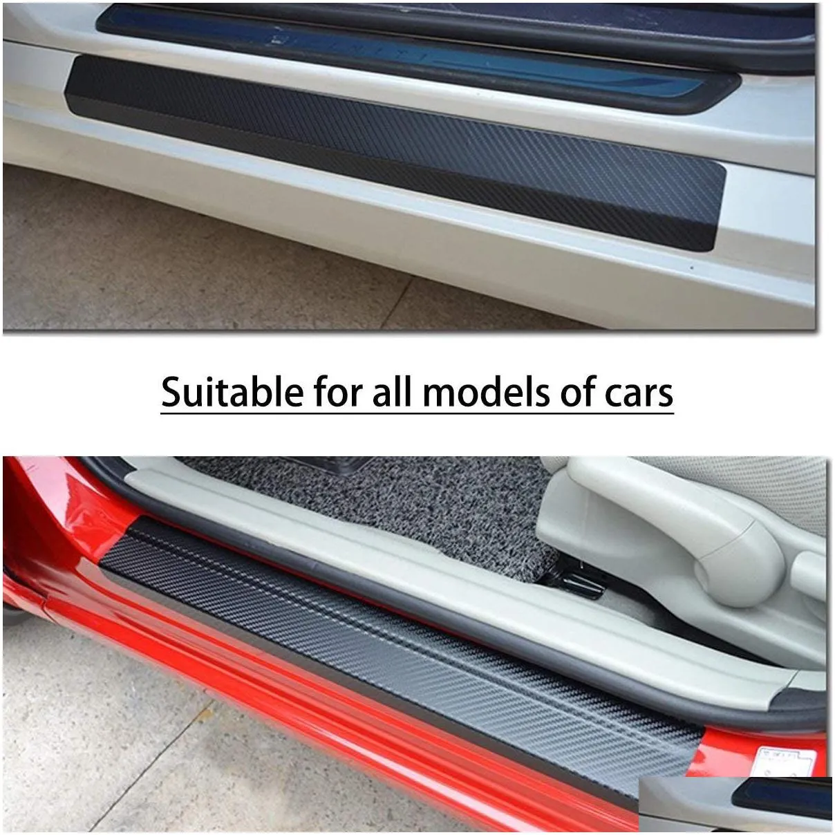 car door sill scuff guard welcome pedal protect antikick scratch for cars doors