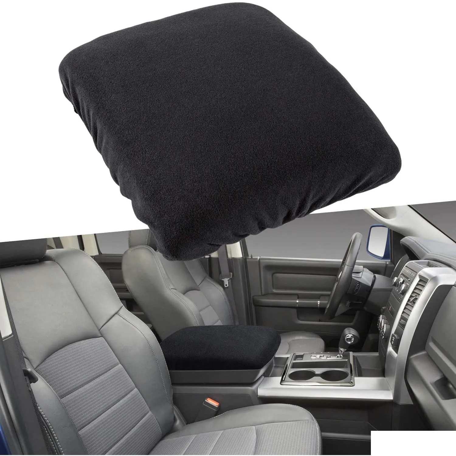 center console armrest pad cover for  ram 1500 2500 3500 4500 5500 pickup trucks 19932020 car armrest protector cushion all