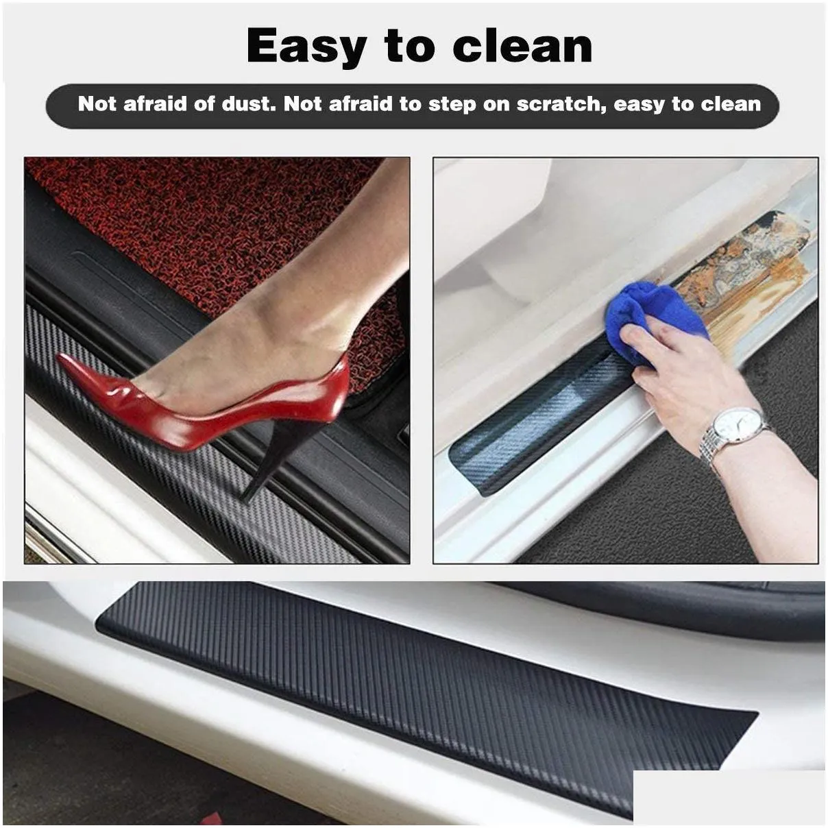 car door sill scuff guard welcome pedal protect antikick scratch for cars doors
