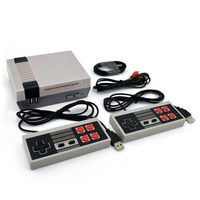 mini tv video entertainment system 620 game console for nes games wth controllers retail box packaging