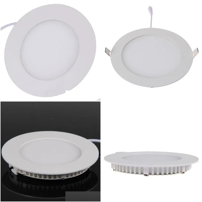 lamp covers shades 12w warm white led recessed downlight round flat thin ceiling panel light