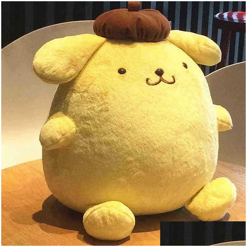 2021 anime games original pom purin cuddle soft kawaii pillow dolls gift for ldren baby ldren j220729