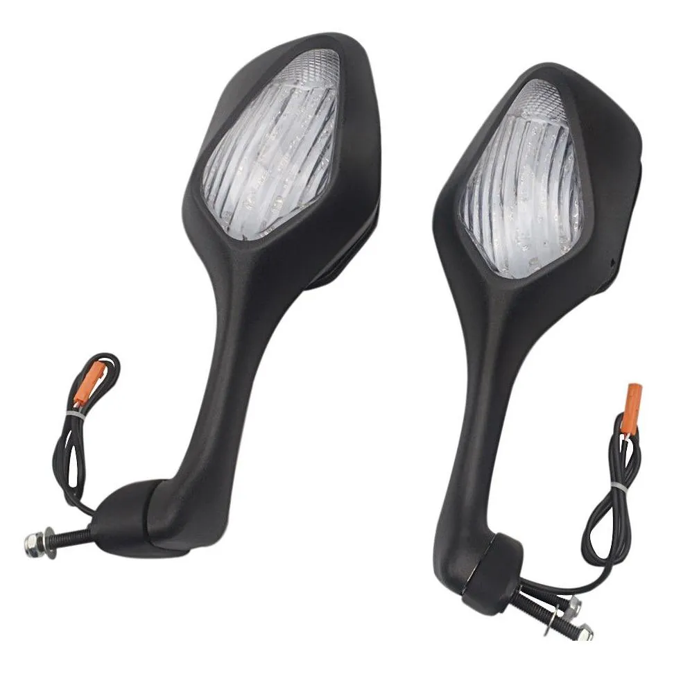 motorcycle led turn signals rearview side rear view mirror accessories for cbr1000rr 20082013 vfr 1200 20102012