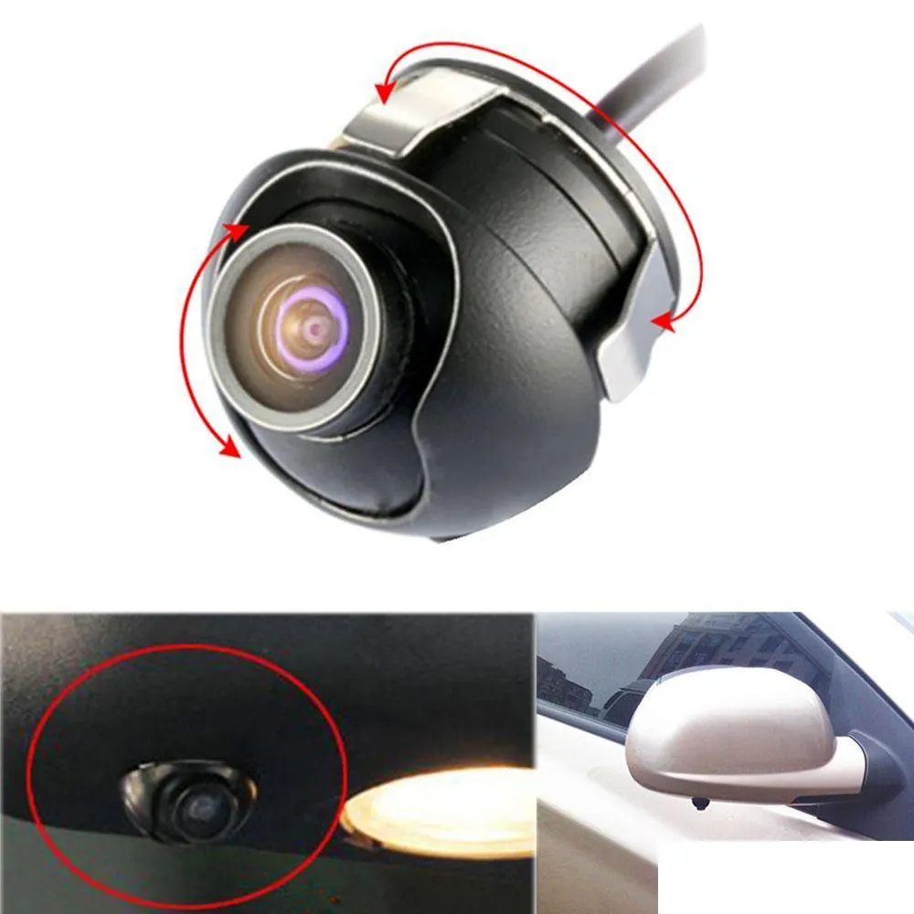 car front view side reversing backup camera ccd hd night vision waterproof for rear