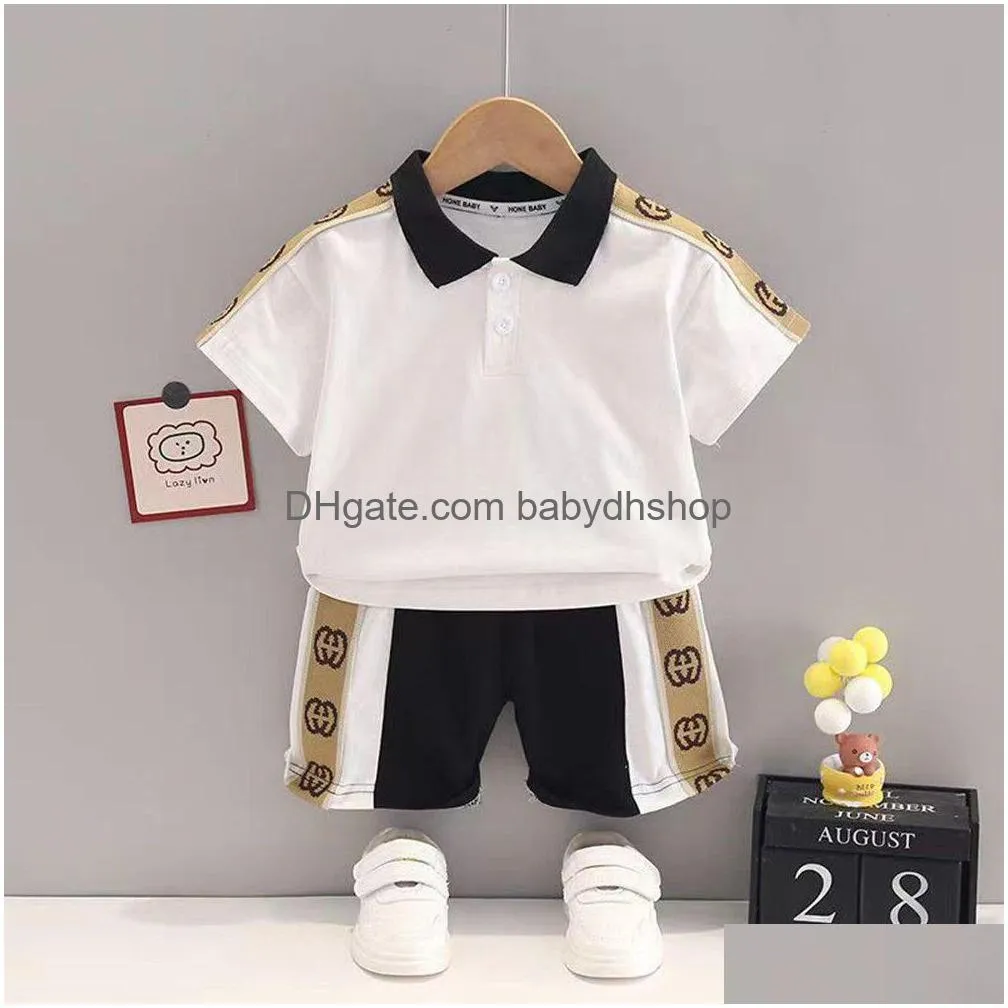 kids autumn children clothing boys sets tracksuit baby girls clothes casual print cotton suit costume for baby