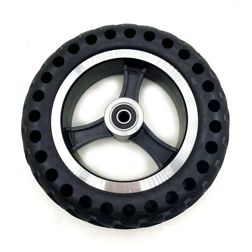 200x50 mobility scooter wheelchair wheels tyre 8x2 inch solid tire and alloy wheel hub for gas scooter electric vehicle