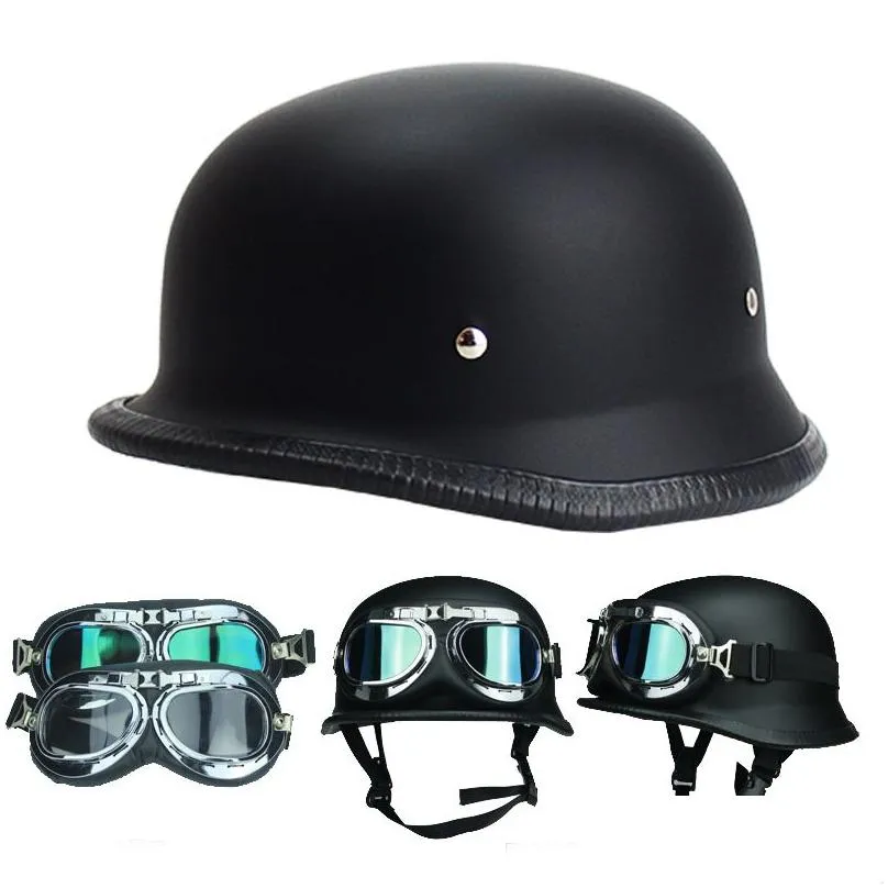 novelty helmet germany army helmet motorcycle dot capacete motoqueiro casco de moto german half