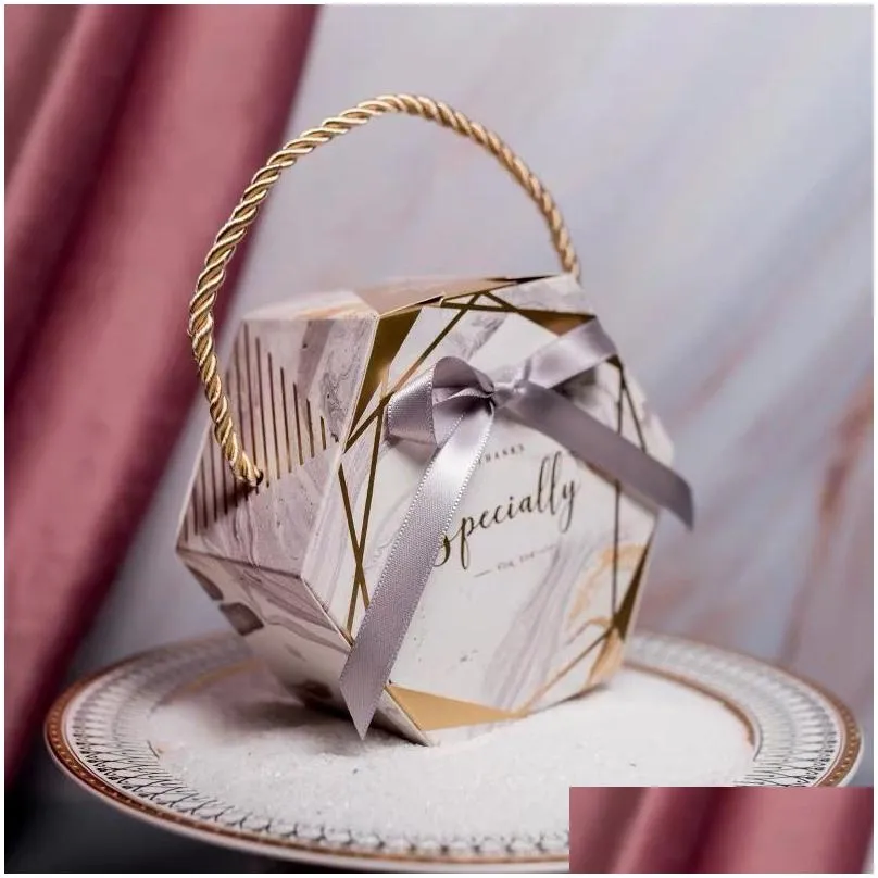 30pcs wedding candy box with ribbon chocolate packaging bags wedding souvenirs birthday party christmas baby shower favors box