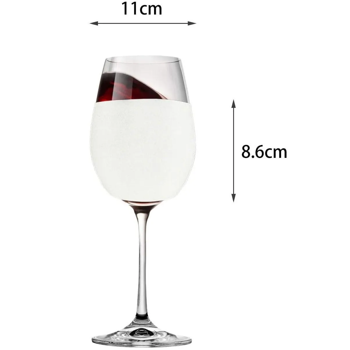 sublimation blanks wine glass sleeve neoprene insulator heat press insulator cover for redwine glasses