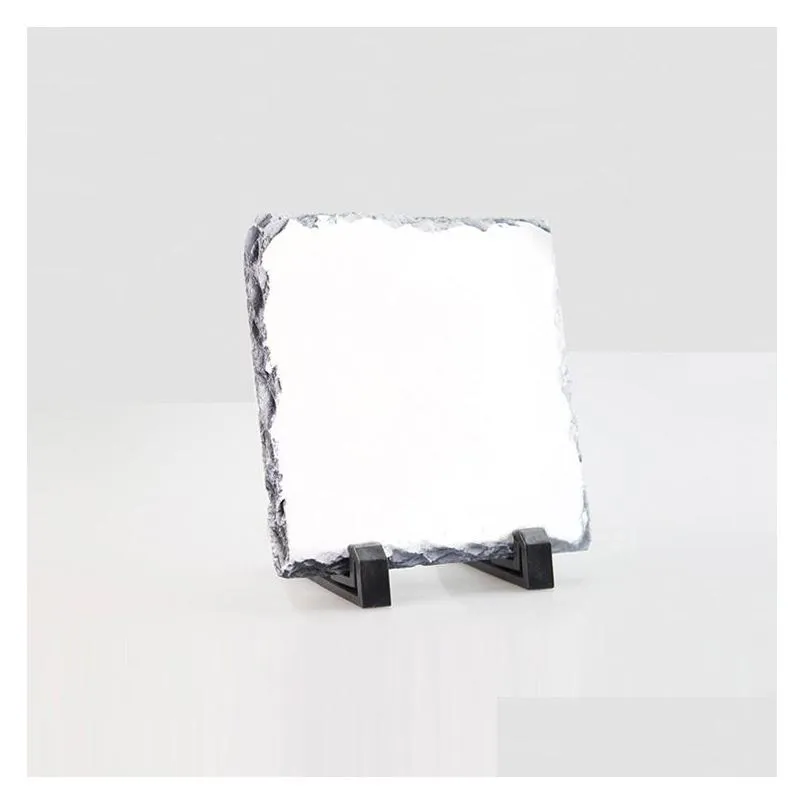 6x6 inch sublimation blank rock stone slate heat transfer square shape