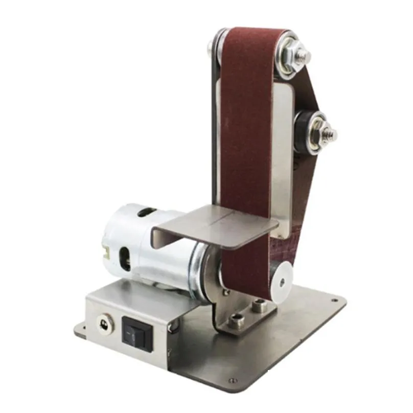 mini diy belt sander sanding grinding machine abrasive belts grinder polishing ksi999
