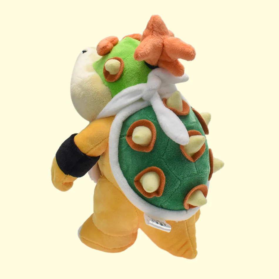 Wholesale Mary Series 21cmBowser Jr. Standing Pose with Scarf Koopa Fire Dragon Toy Children's Game Playmate