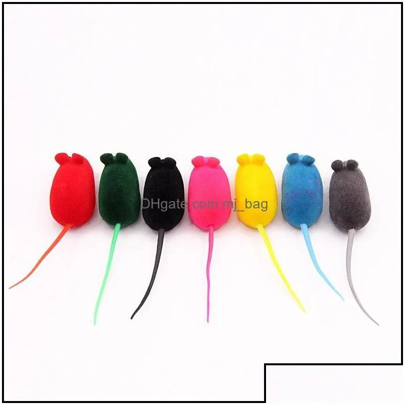 cat toys creative funny realistic fur mouse pet cat toys mini playing for animal squeaker cats kitten dogs interactive toy drop deliv