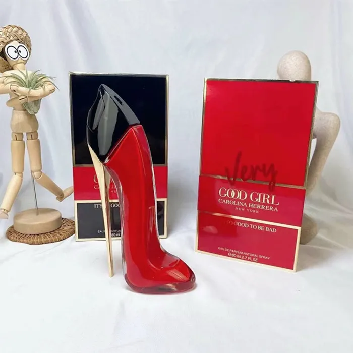 Women Perfume Girl 80ml black red heels Fragrance Top Design famous Fragrance long lasting charming Spray Parfum