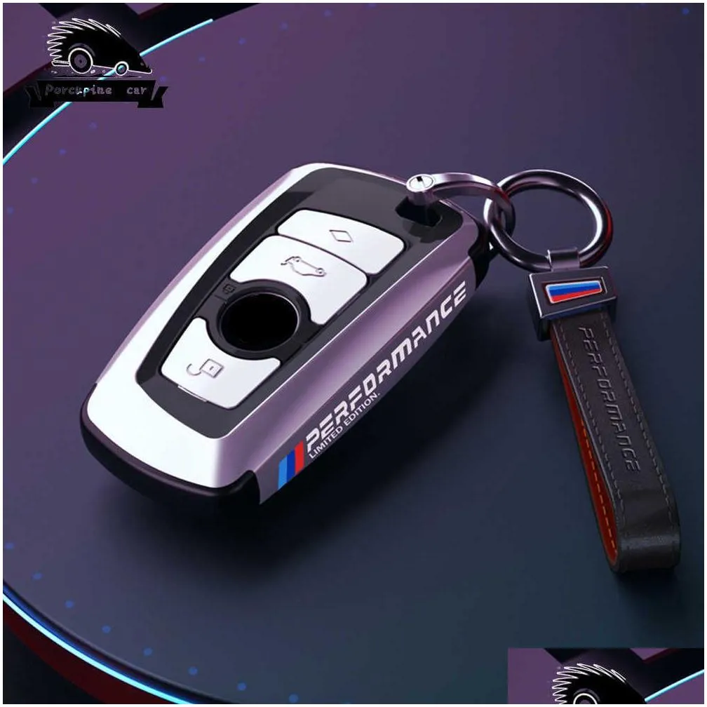 nano electroplating pc car smart key fob case cover for bmw 3 4 5 series 320i 530i 550i f20 f21 f30 f31 f25 f01 f02 keychain